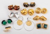 KENNETH LANE CLIP EARRINGS & B