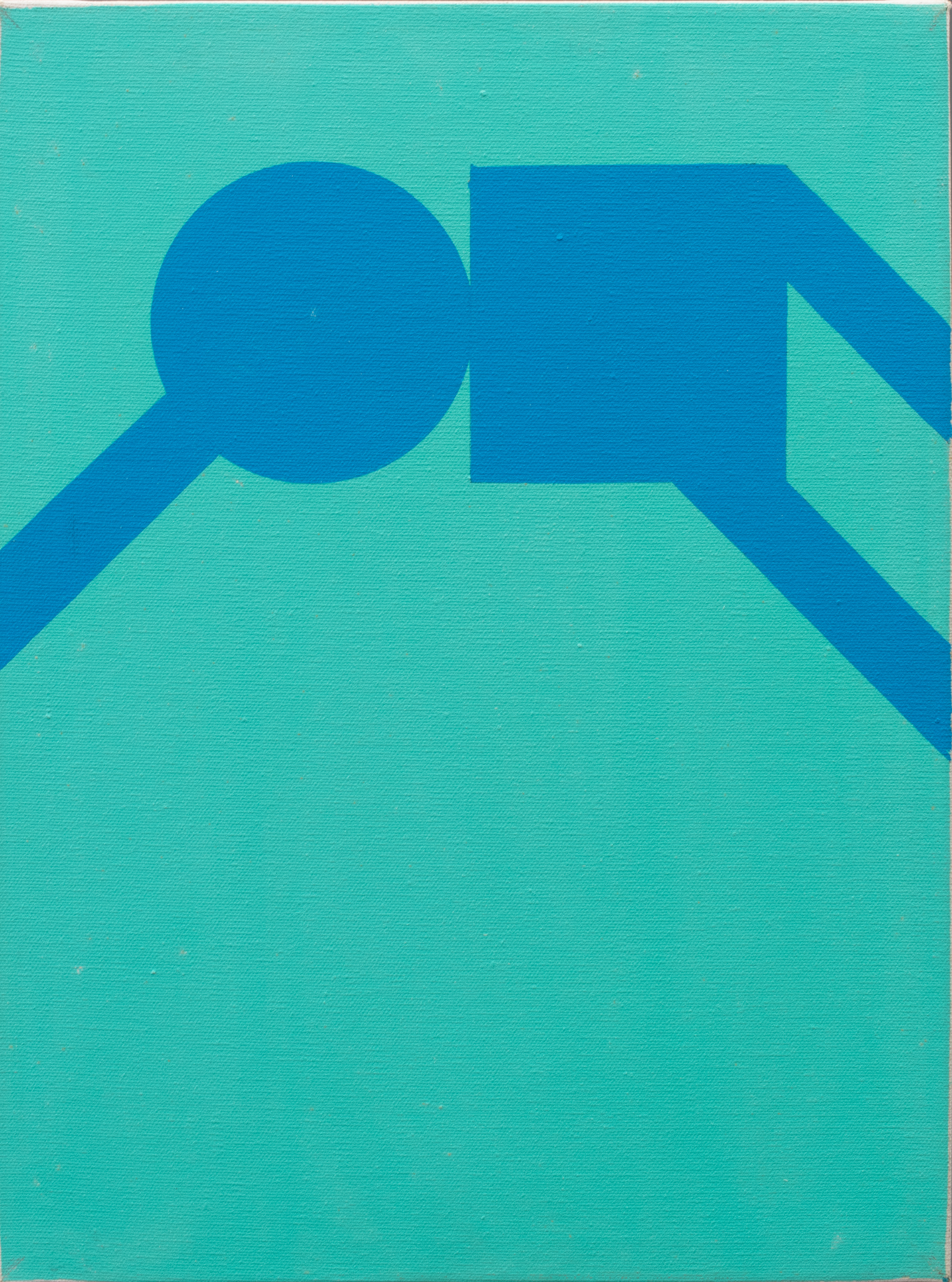 KENNETH LICHT GEOMETRIC PAINTING