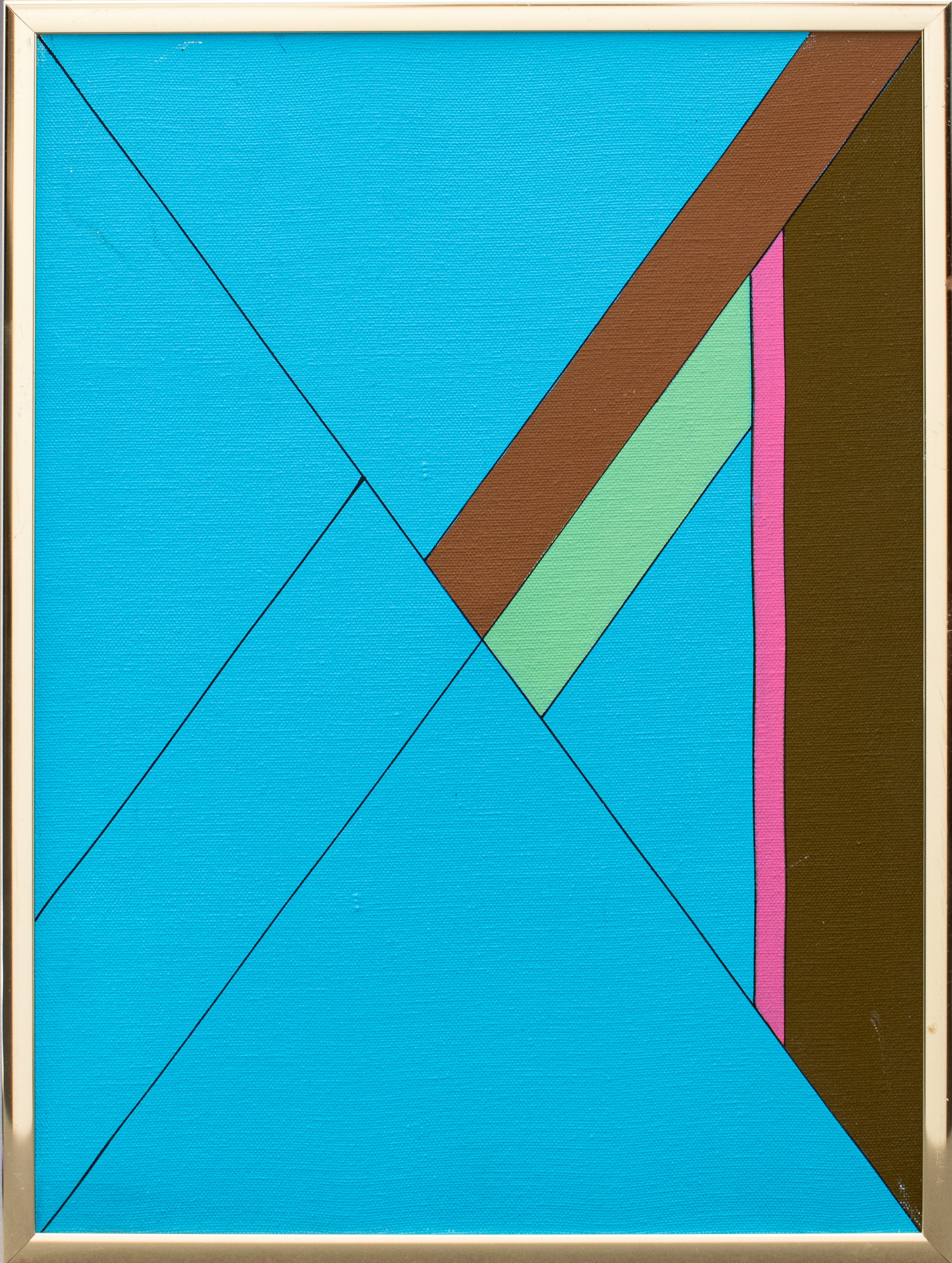 KENNETH LICHT GEOMETRIC PAINTING