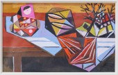 KENNETH STUBBS CASEIN ON PAPER
