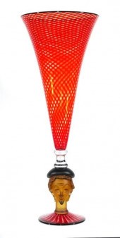 KENNY PIEPER ART GLASS PORTRAI