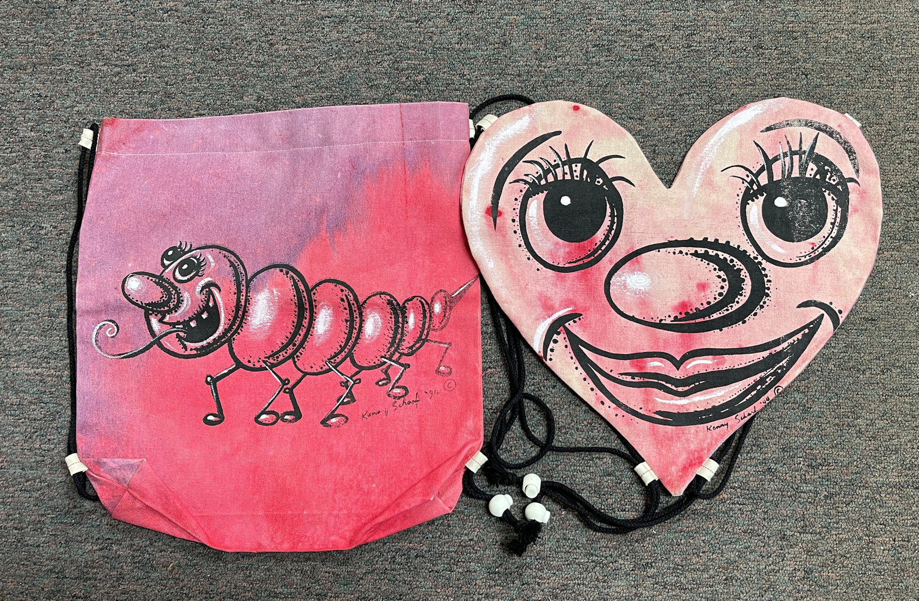 KENNY SCHARF HEART-SHAPED