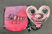 KENNY SCHARF HEART-SHAPED BACK
