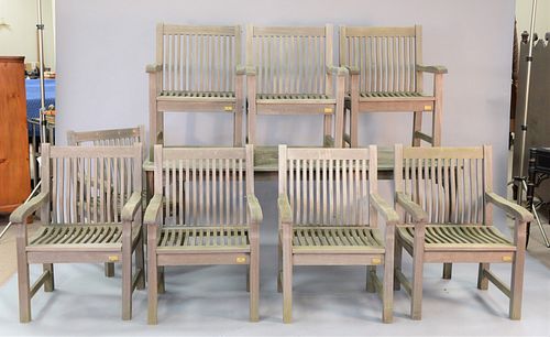 KENSINGTON TEAK EIGHT PIECE OUTDOOR
