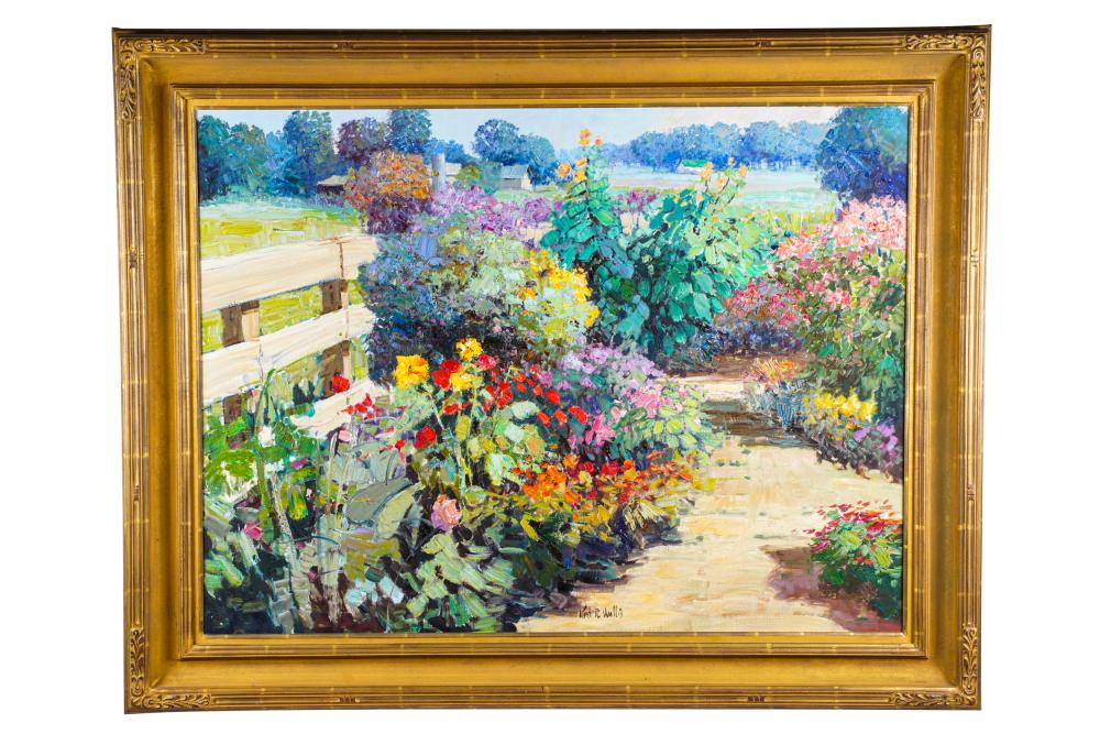 KENT WALLIS (B. 1945): "AT THE FOOT