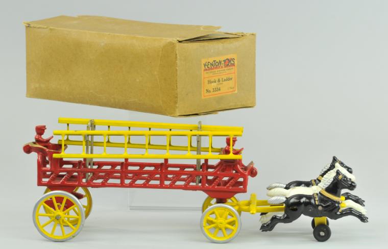 KENTON BOXED HOOK & LADDER WAGON