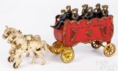 KENTON CAST IRON HORSE DRAWN B