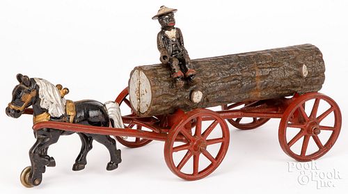 KENTON CAST IRON LOG WAGONKenton