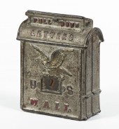 KENTON US MAIL CAST IRON BANK