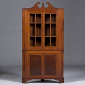 Kentucky Cherry Corner Cupboar