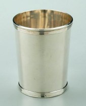 Kentucky coin silver julep cup