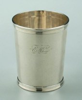 Kentucky coin silver julep cup