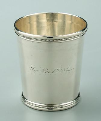 Kentucky coin silver julep cup,