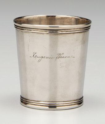 Kentucky coin silver julep cup,