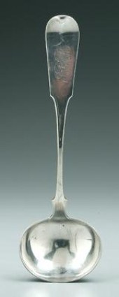Kentucky coin silver ladle, ro