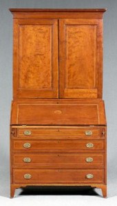 Kentucky inlaid cherry desk, b