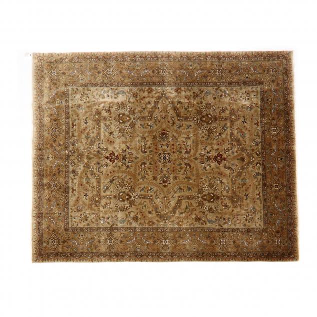 KERMAN AREA RUG Beige field with
