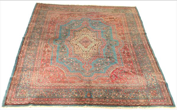 KERMAN CARPET, CA. 1920'S 12'2" x