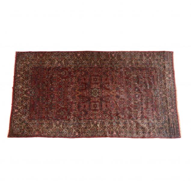 KERMAN CARPET Pink field with