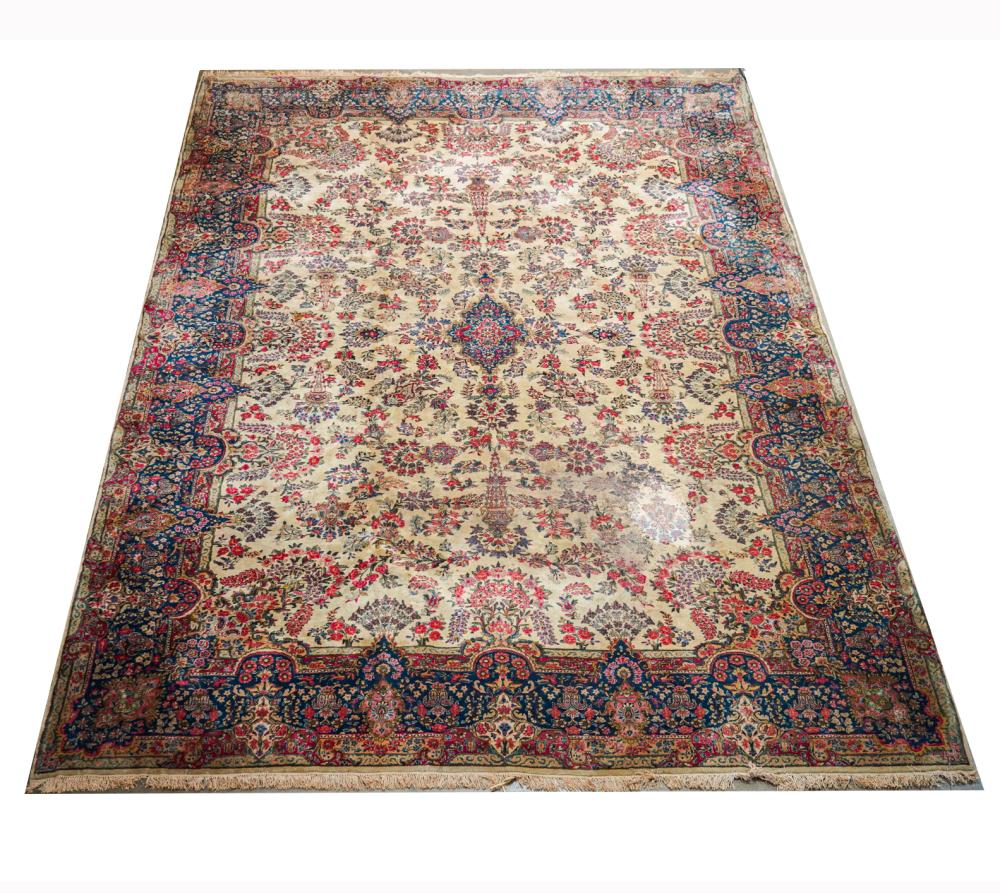 KERMAN CARPETCondition: areas of