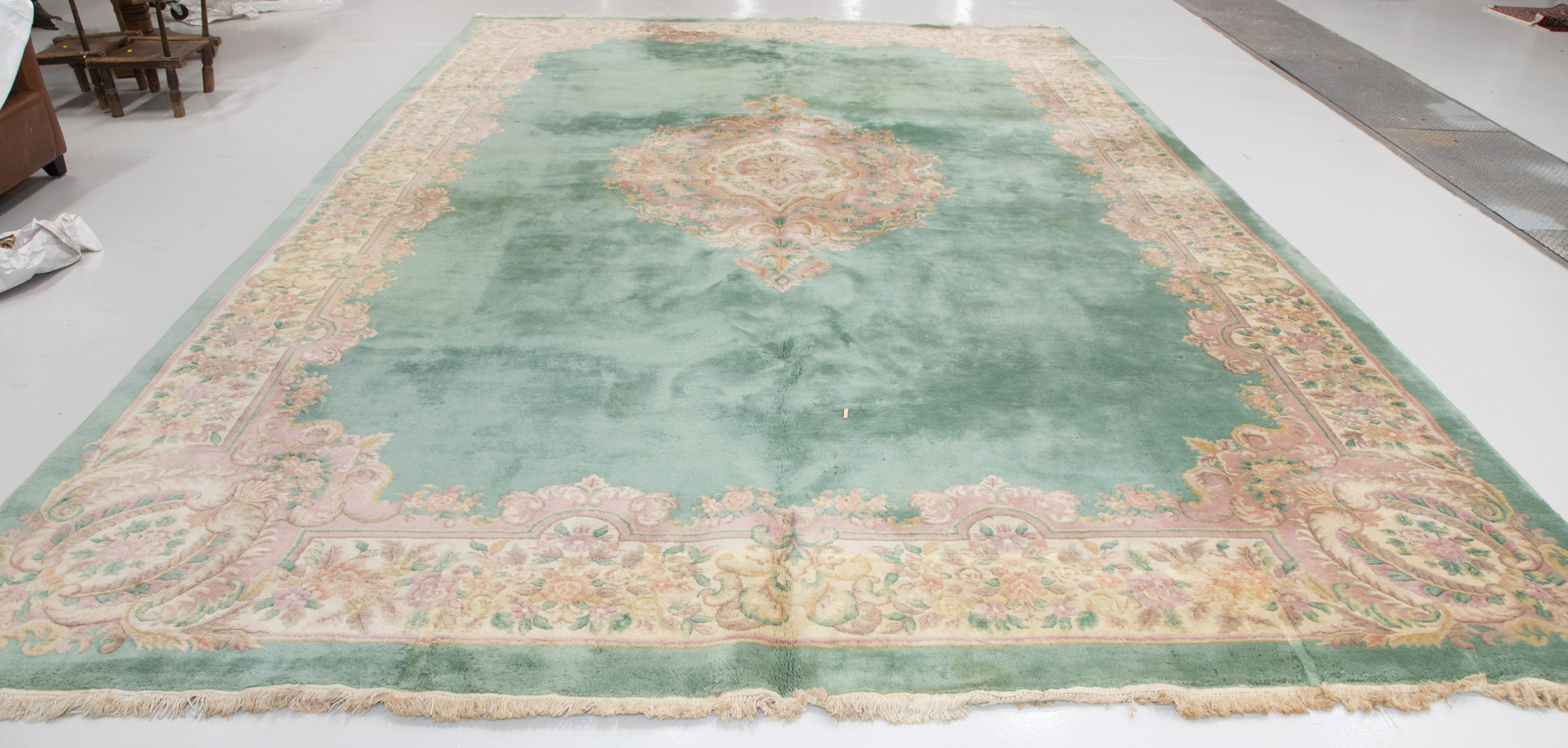 KERMAN MEDALLION CARPET, PERSIA,