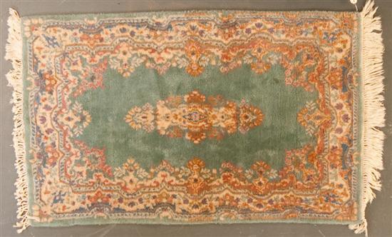 Kerman medallion rug, Iran, circa