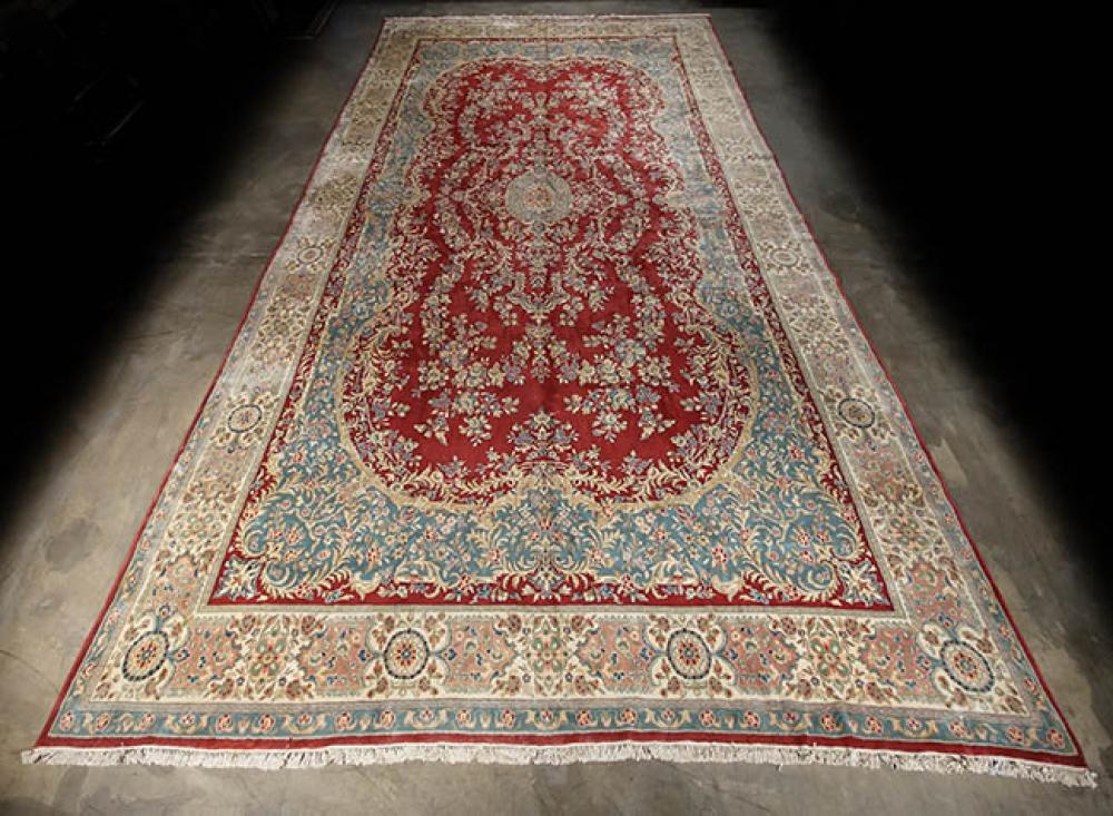 KERMAN RUG, CIRCA 1950Kerman