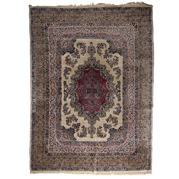 Kerman Rug Persian ca 1930s a