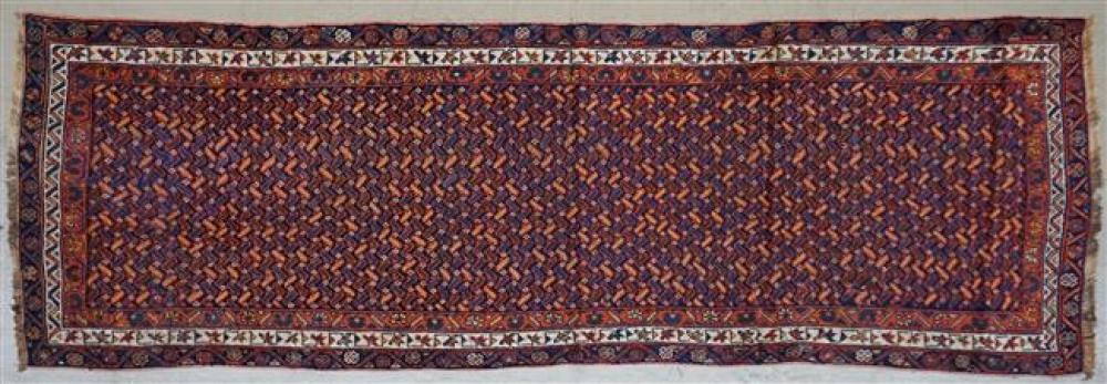 KERMANSHAH RUG, 11 FT X 3 FT 5