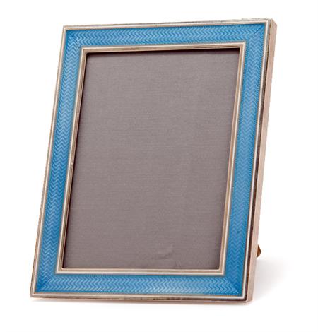 Kerr Blue Guilloche Enamelled
