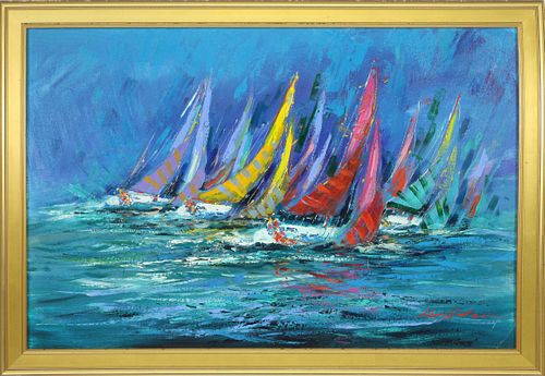 KERRY HALLAM ACRYLIC ON CANVAS
