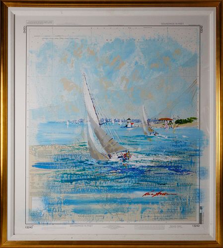 KERRY HALLAM ACRYLIC ON CHART,