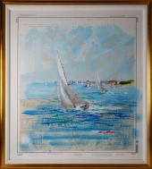 KERRY HALLAM ACRYLIC ON CHART,
