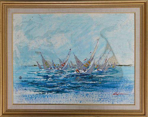 KERRY HALLAM ACRYLIC ON NANTUCKET