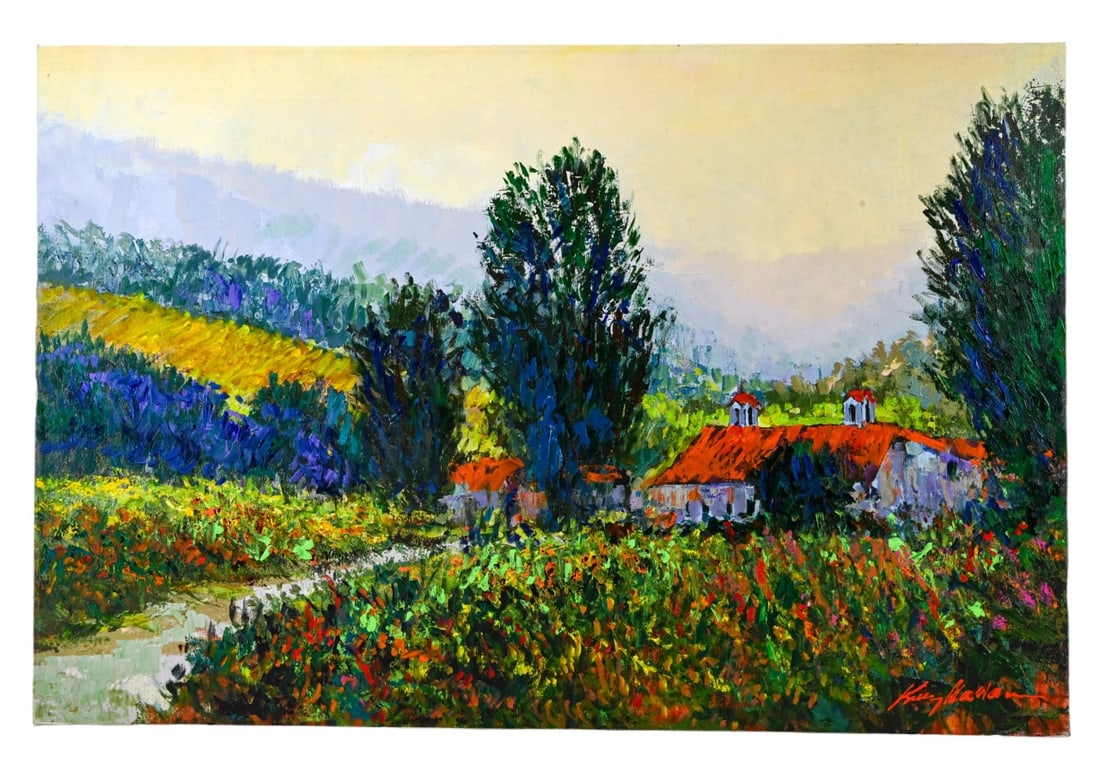 KERRY HALLAM SIGNED PAINTING