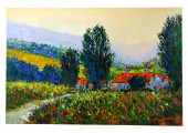 KERRY HALLAM SIGNED PAINTING C