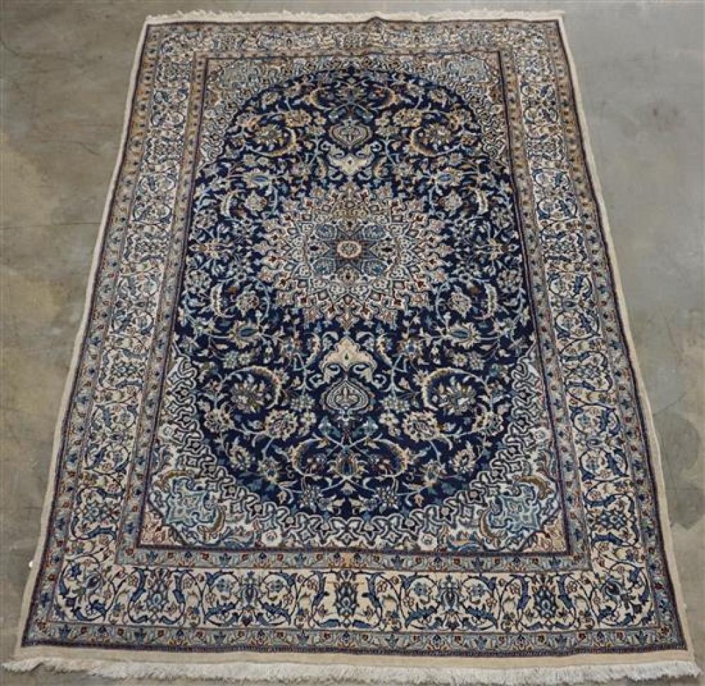 KESHAN PARTIAL SILK RUG, 10 FT 5 IN