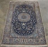 KESHAN PARTIAL SILK RUG, 10 FT