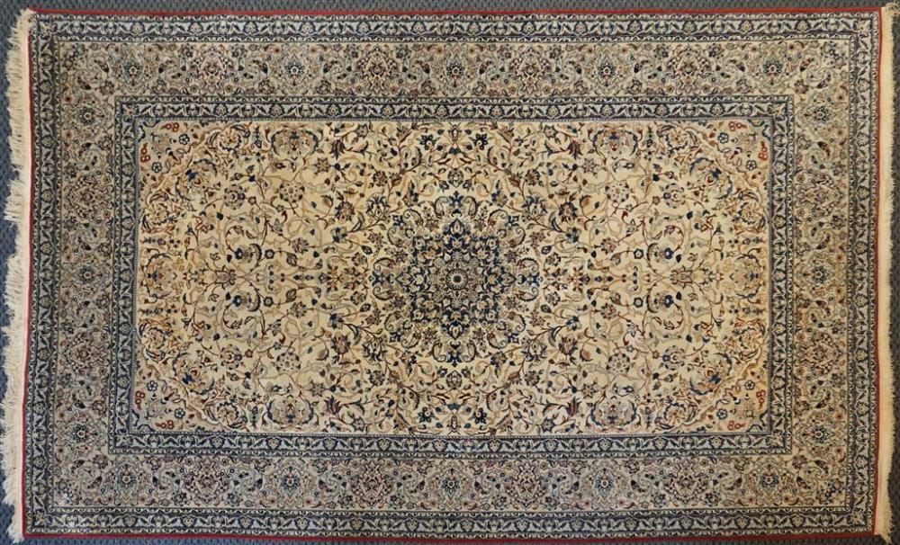 KESHAN PARTIAL SILK RUG, 10 FT 11