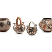 Kewa and Acoma Polychrome Pott