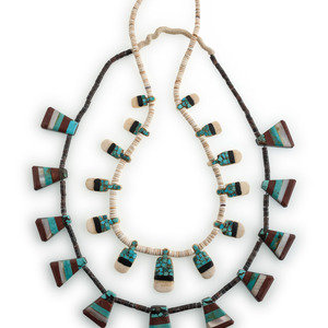 Kewa Inlay Necklaces mid - third