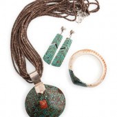 Kewa Mosaic Inlay Jewelry
late