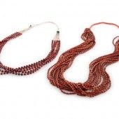 Kewa Multi-strand Coral Neckla