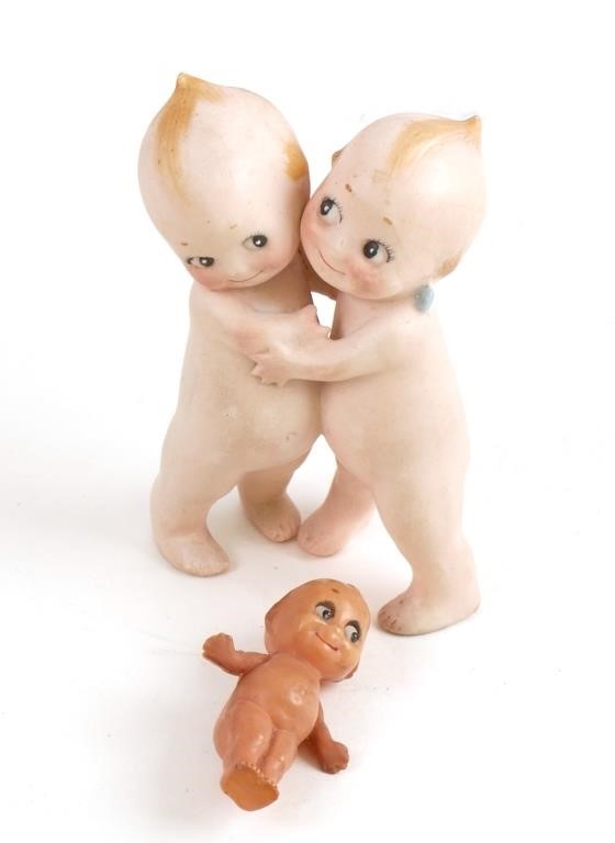 KEWPIE DOLLS, INCL MINIATURE