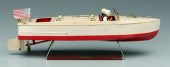Key-wind Lionel boat, No. 43 R