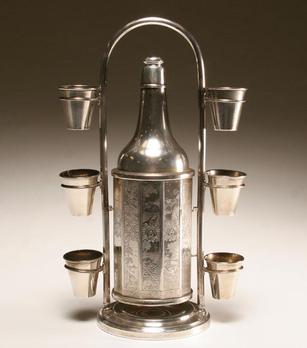 Keystonwear silver cocktail set,