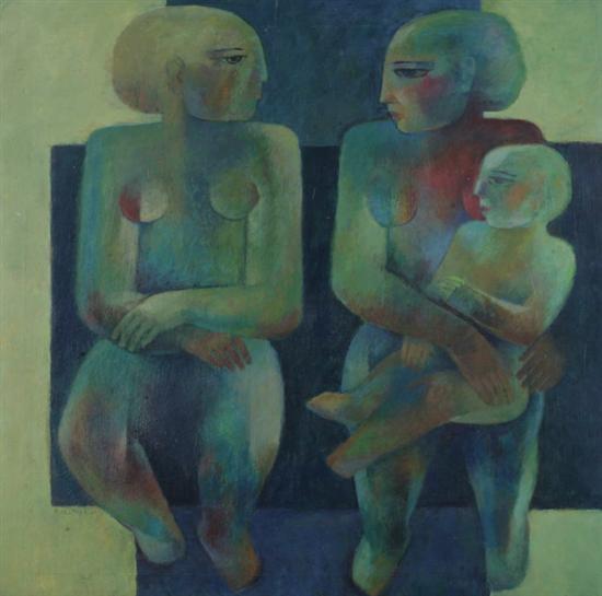 KHALED ALMAZ (Syrian b. 1938).