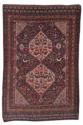 KHAMSEH BIRD RUG, PERSIA, LAST