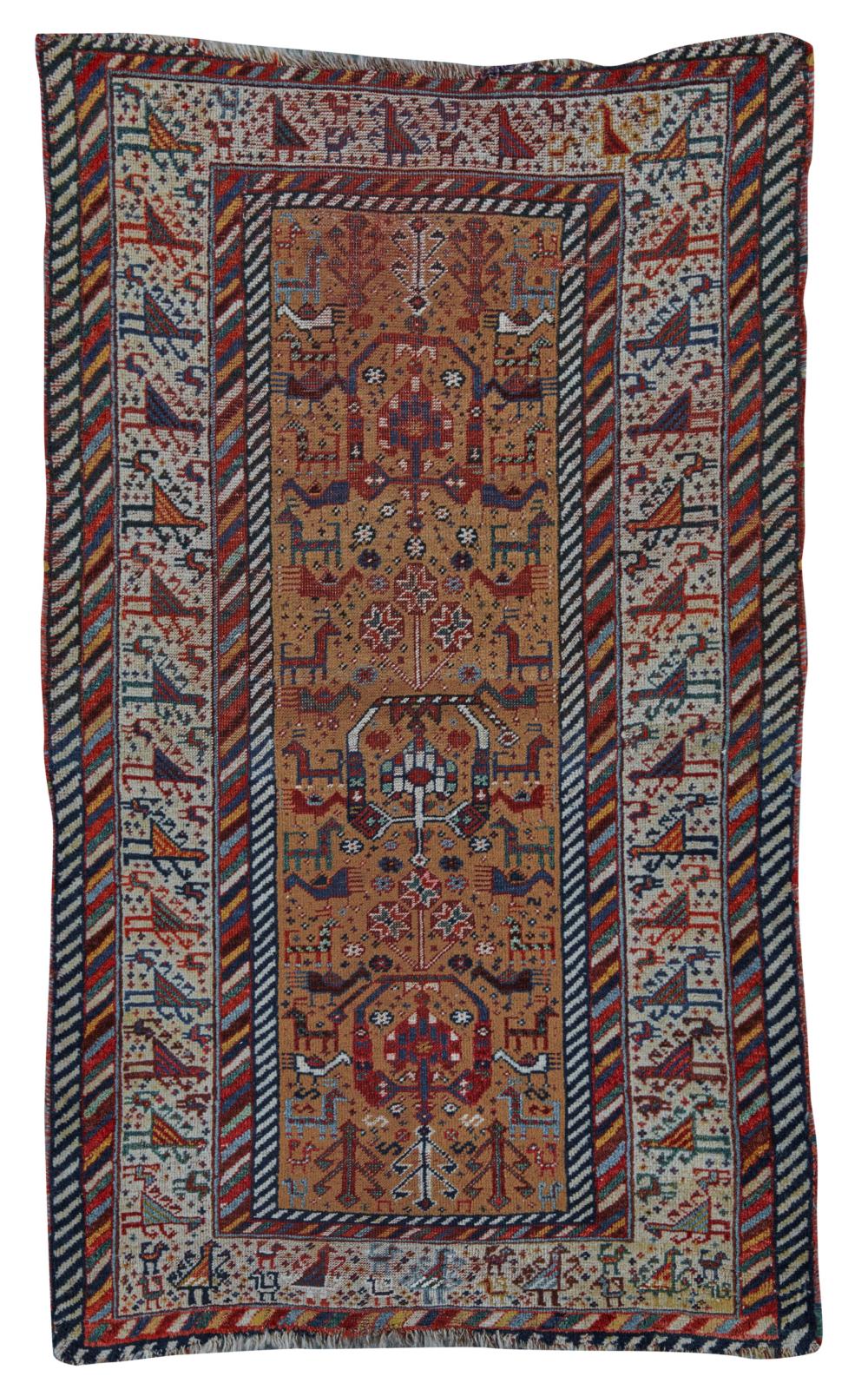 KHAMSEH BIRD RUG, PERSIA, MID
