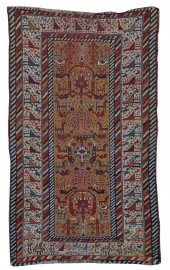 KHAMSEH BIRD RUG, PERSIA, MID